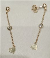 Orecchini Gazzola Donna in Oro giallo OROGPENDCUORE2ZM13